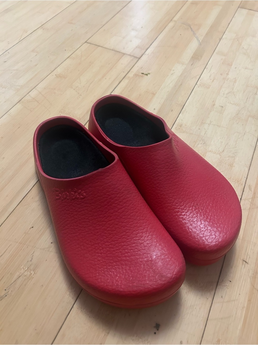 Birkenstock clogs red size 42
